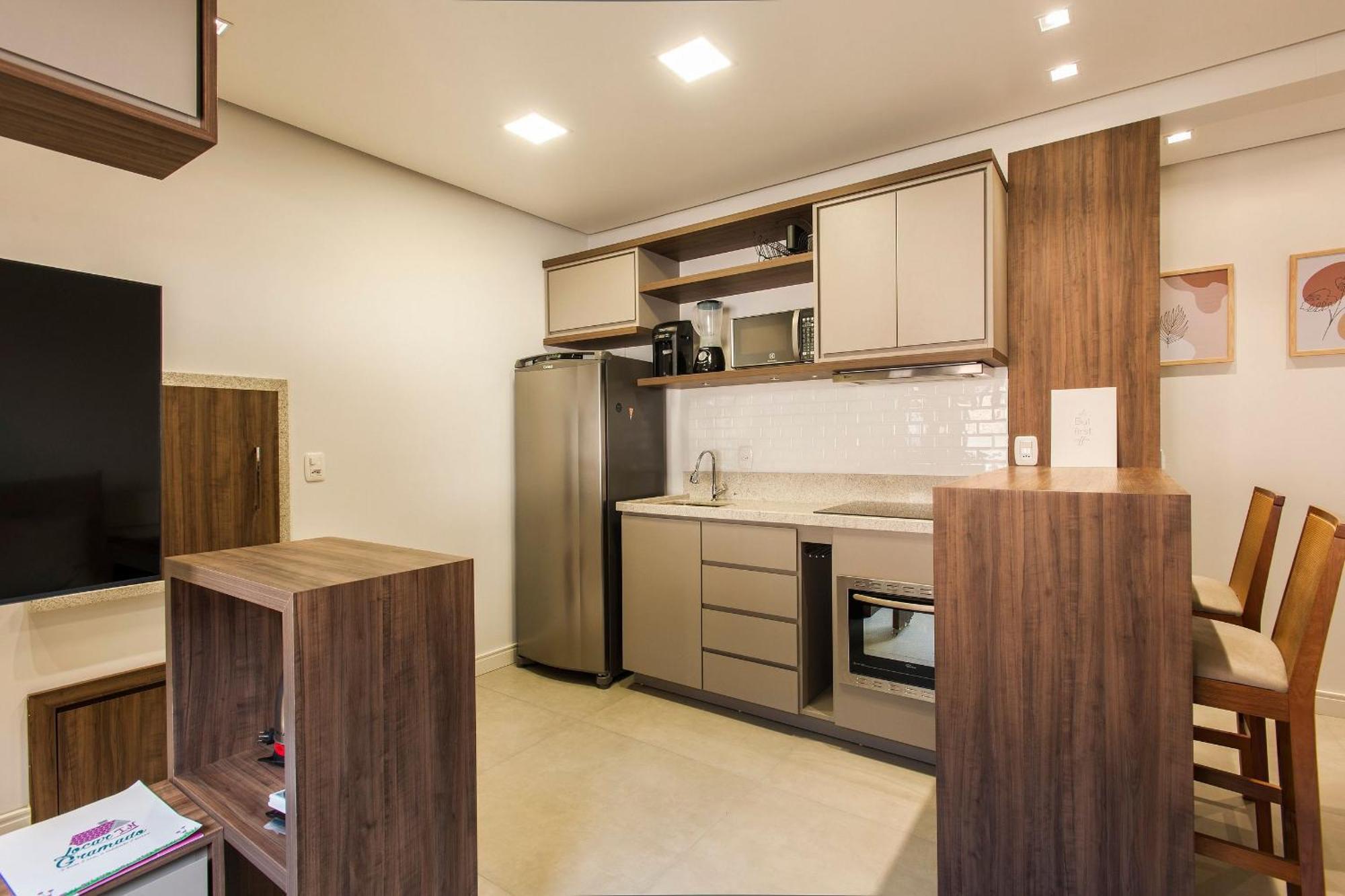 Апартаменты Locar-In Gramado Flat Centro A 600 M Da Rua Coberta Экстерьер фото